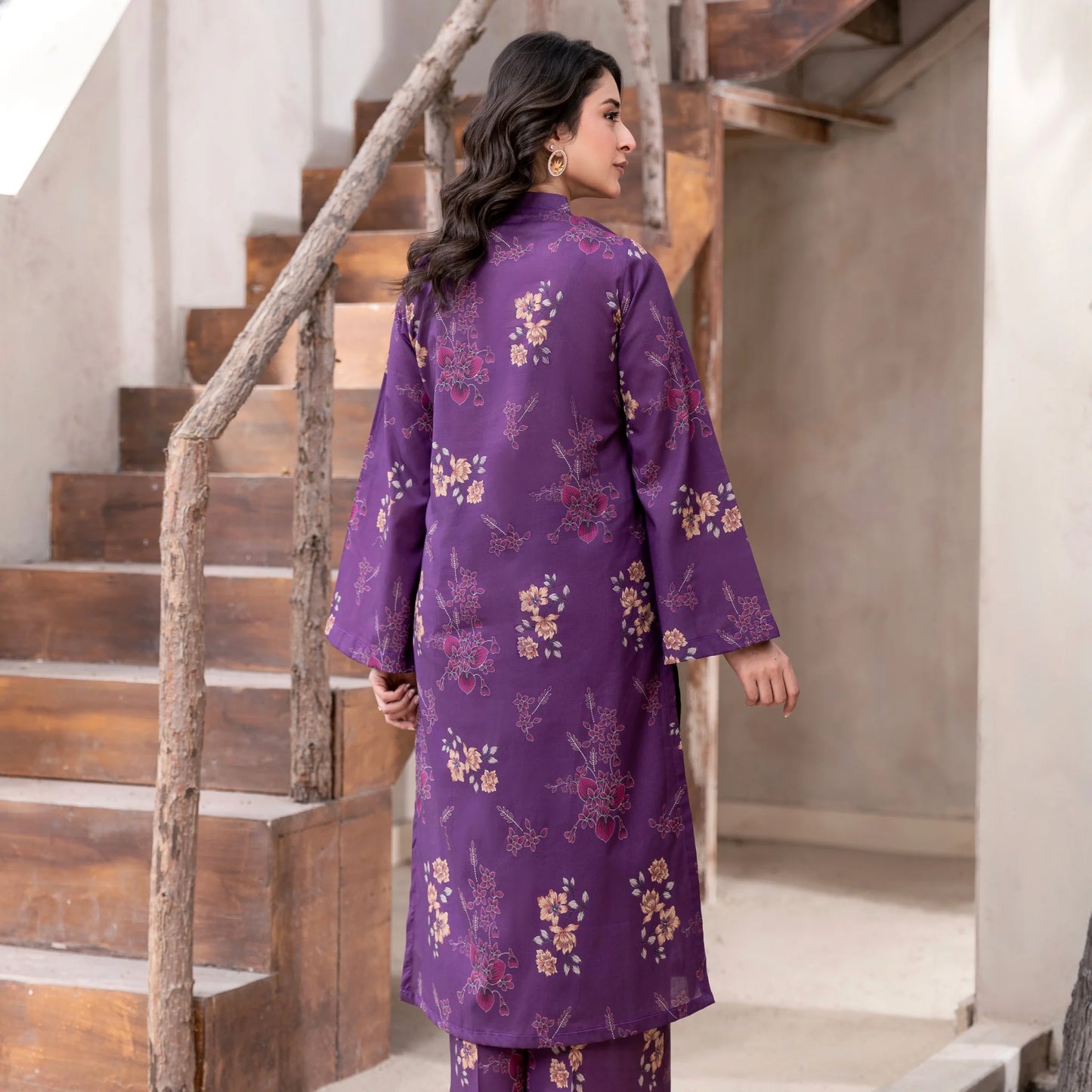2 Piece printed Stitched Lawn Suit