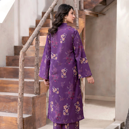 2 Piece printed Stitched Lawn Suit