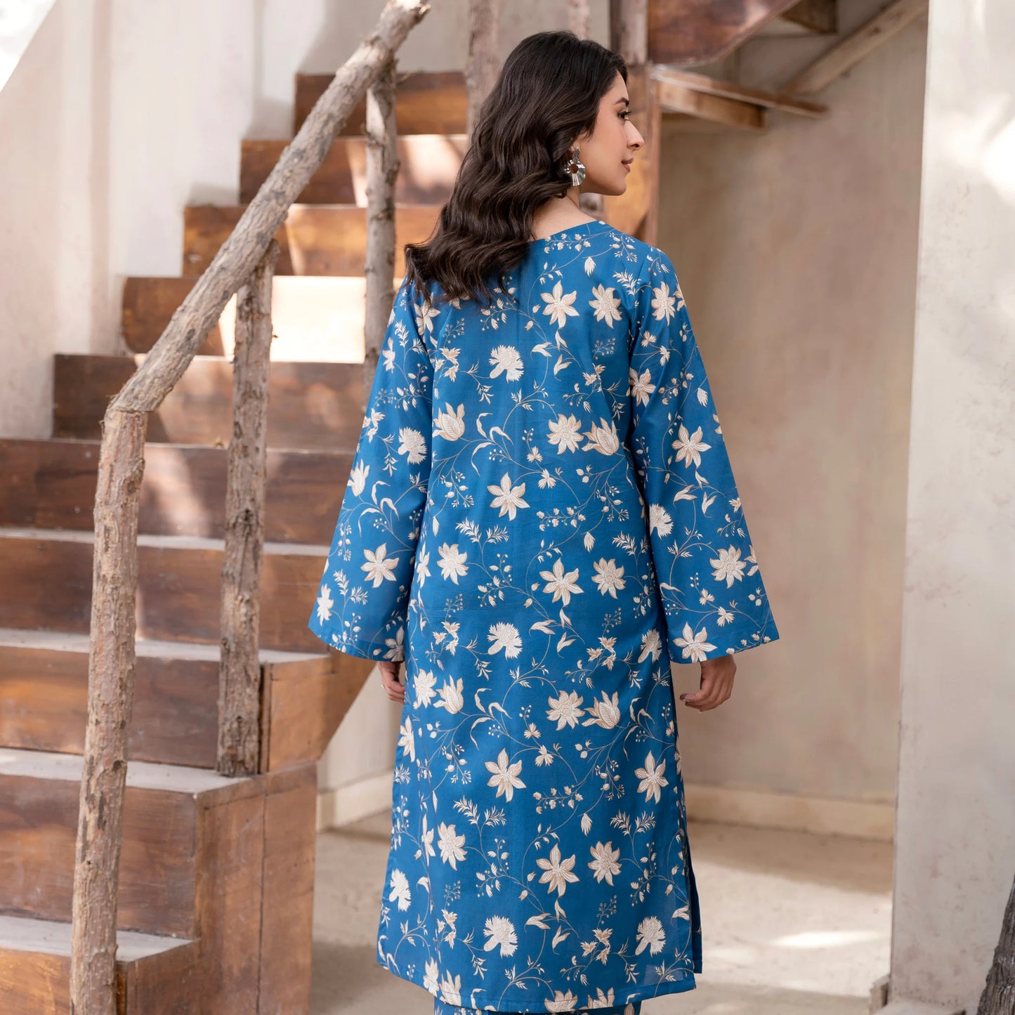 2 Piece printed Stitched Lawn Suit