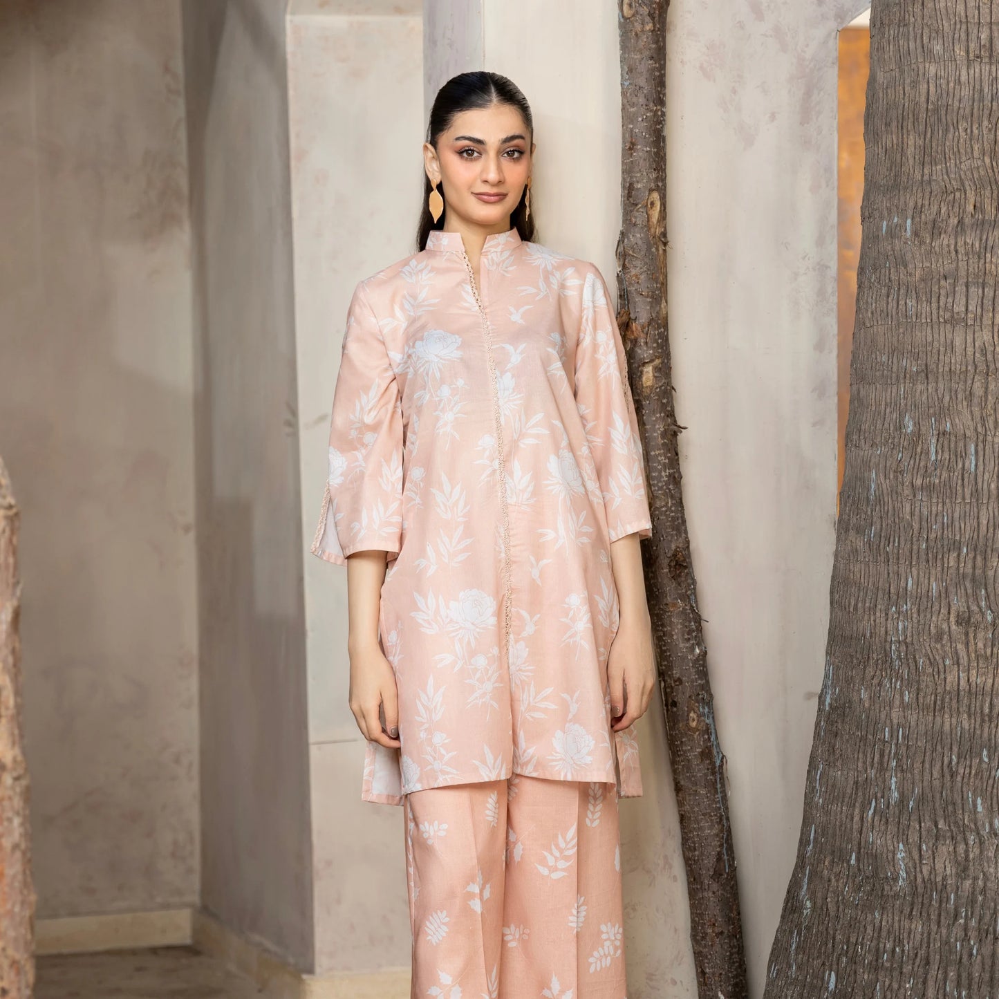 2 Piece printed Stitched Lawn Suit