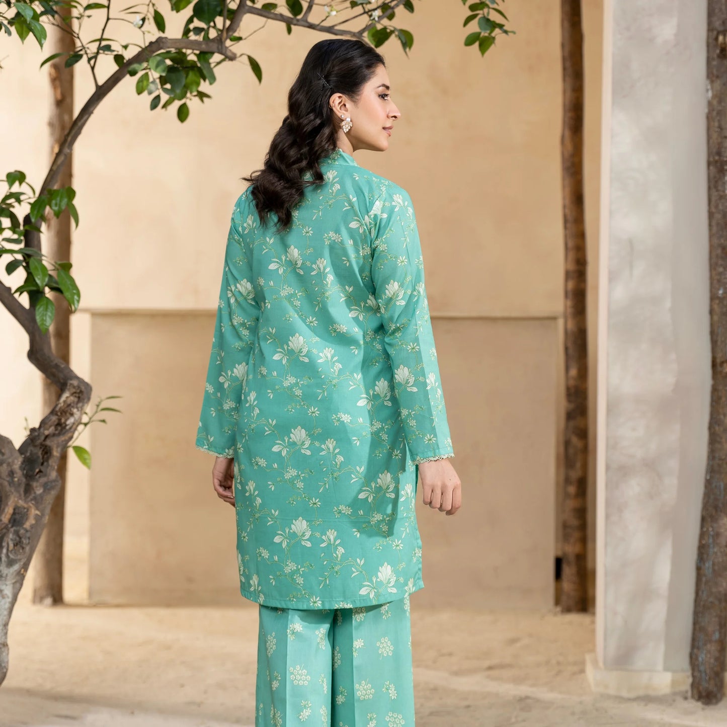 2 Piece printed Stitched Lawn Suit