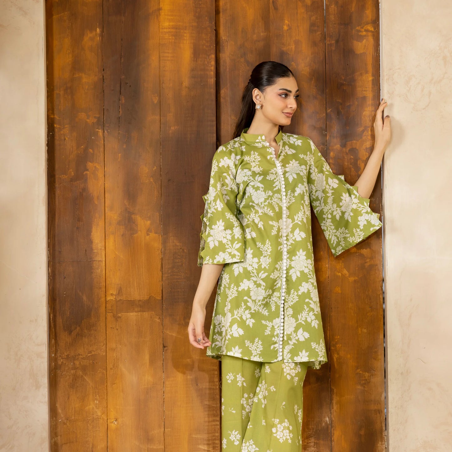 2 Piece printed Stitched Lawn Suit